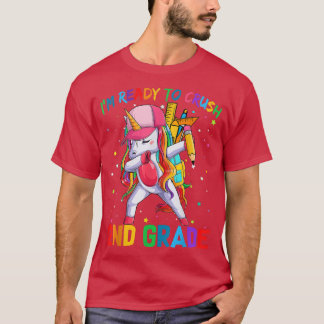 Camiseta 2nd Grade Unicorn First Day of School Gift Girls R