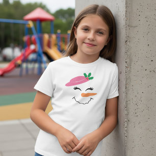 Camiseta 2T para niños con cara sonriente de muñec