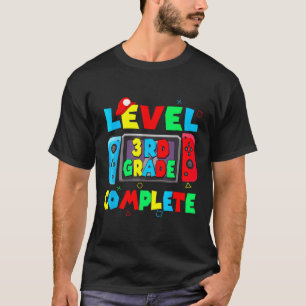 Camiseta 3º Grado Completado Último Día De Videojuego Escol
