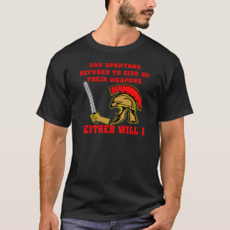 Camiseta 300 espartanos rechazados para dar para arriba sus