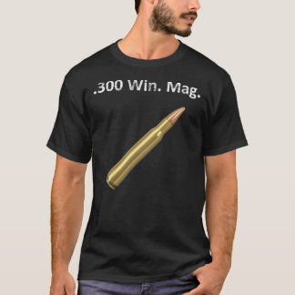 Camiseta 300 ganan. mag. Diseño de cacería de calibre T-Shi