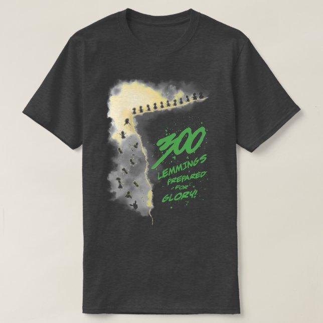 Camiseta 300 Lemmings (Diseño del anverso)