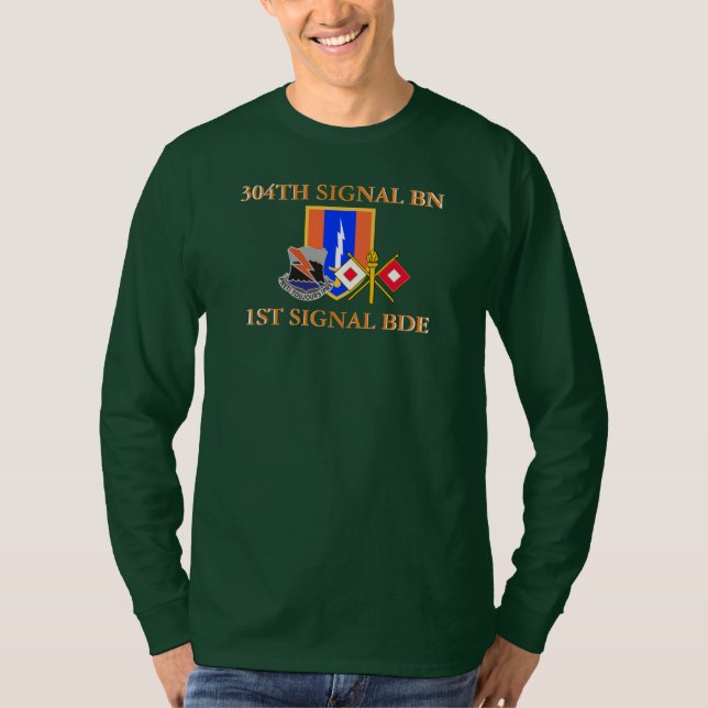 CAMISETA 304ª BATTALIÓN DE SEÑALES BRIGADA DE PRIMERA SEÑAL (Anverso)