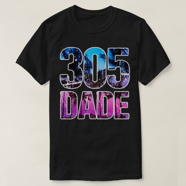 Camiseta 305 Dade County Miami Pullover  (Diseño del anverso)