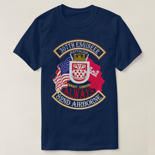 Camiseta 307º Batallón De Ingenieros X (Diseño del anverso)