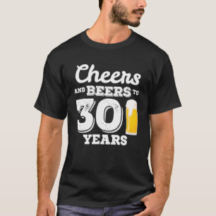 Camiseta 30.ª Alegría Y Cerveza 30 Años 30