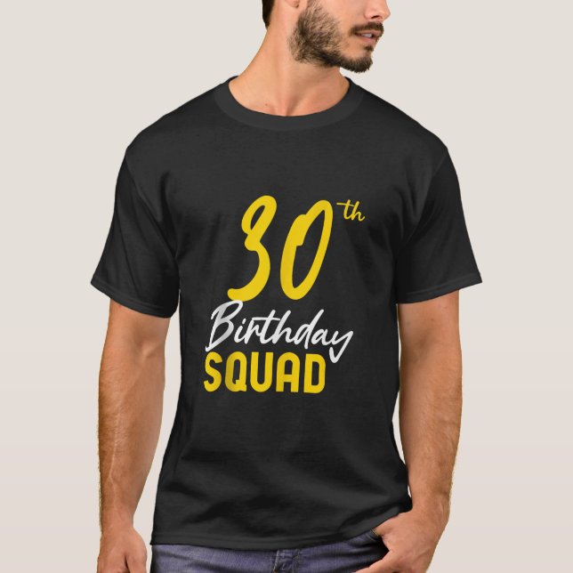Camiseta 30.ª brigada de cumpleaños 30 años tripulación de  (Anverso)