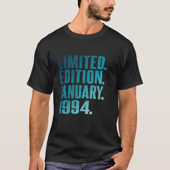 Camiseta 30.ª cosecha 1994 Enero 30 Años Hombres Mujeres (Anverso)