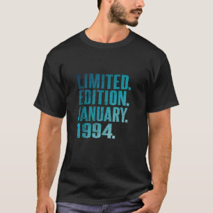 Camiseta 30.ª cosecha 1994 Enero 30 Años Hombres Mujeres