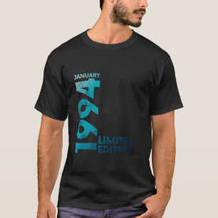 Camiseta 30.ª cosecha 1994 Enero 30 Años Hombres Mujeres