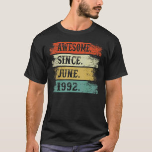 Camiseta 30.ª cosecha de cumpleaños desde junio de 1992 31