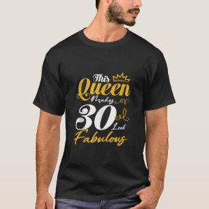 Camiseta 30.ª Fiesta de cumpleaños abuela mamá 30 años cump