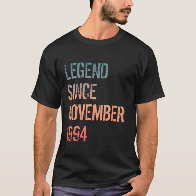 Camiseta 30.ª leyenda del cumpleaños de mujeres, nacida en  (Anverso)