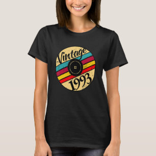 Camiseta 30.ª Vintage 1993 Vinil Record 1