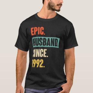 Camiseta 30.º Aniversario Boda Por Él Esposo Epico Sinc