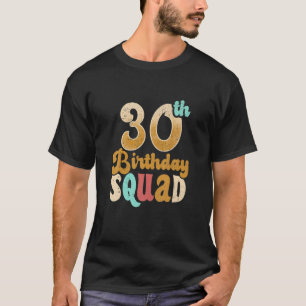 Camiseta 30.º Cuadrado De Cumpleaños 30.º Número 30.º Cele