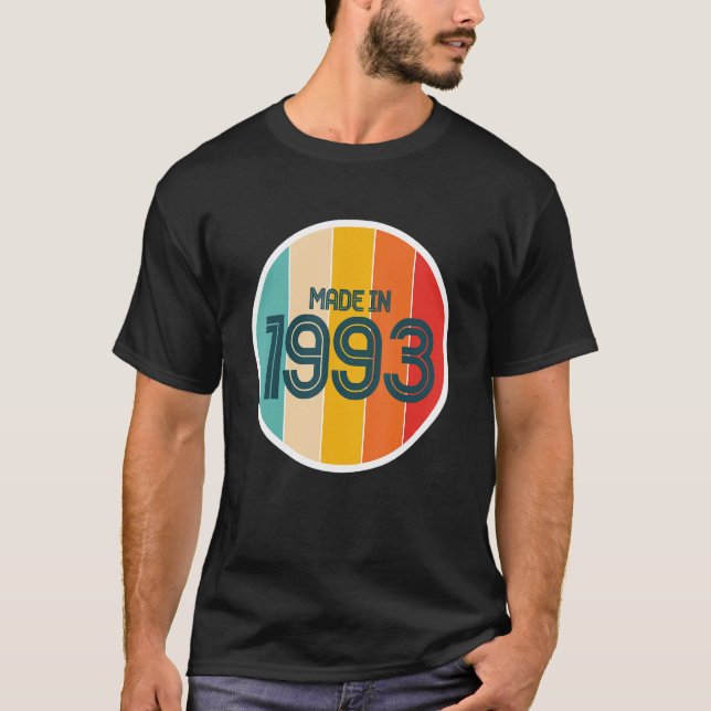 Camiseta 30.º Cumpleaños 2013 Hecho En 1993 6 (Anverso)