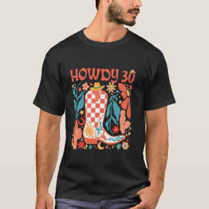 Camiseta 30.º cumpleaños de la vida en el campo occidental 