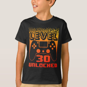 Camiseta 30.º Cumpleaños Para Hombres Nivel 30 Jugador Desb