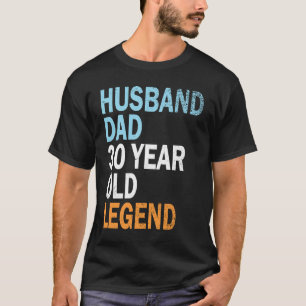 Camiseta 30.º Cumpleaños Para Los Hombres Papá Vintage De 3