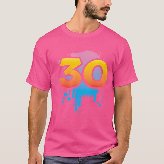 Camiseta 30.º Cumpleaños Presentes Hombres Mujeres Guay Spr (Anverso)