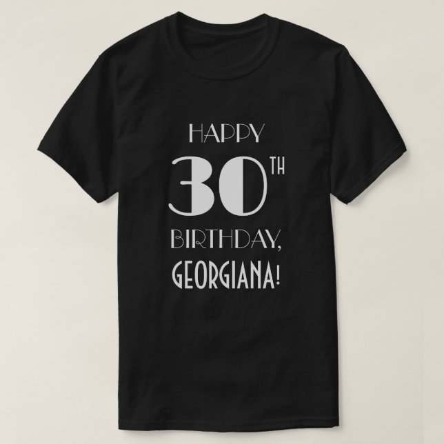 Camiseta 30.º Fiesta de cumpleaños - Camisas inspiradas en  (Diseño del anverso)