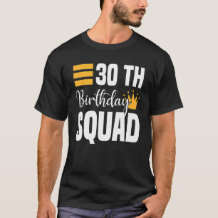 Camiseta 30.º grupo familiar Bday, Fiesta del Cuadrado de C