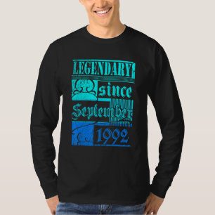 Camiseta 30.º Nacimiento Legendario desde septiembre de 199