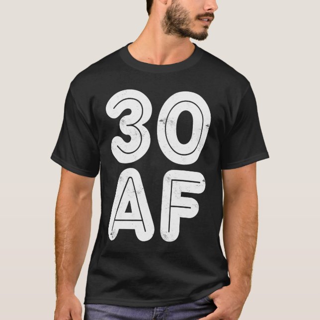 Camiseta 30 AF 30 cumpleaños 1 (Anverso)