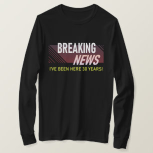 Camiseta 30 años de aniversario laboral 30º empleado