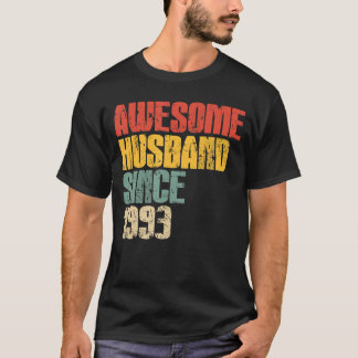 Camiseta 30 años de Boda para él maravilloso Husb