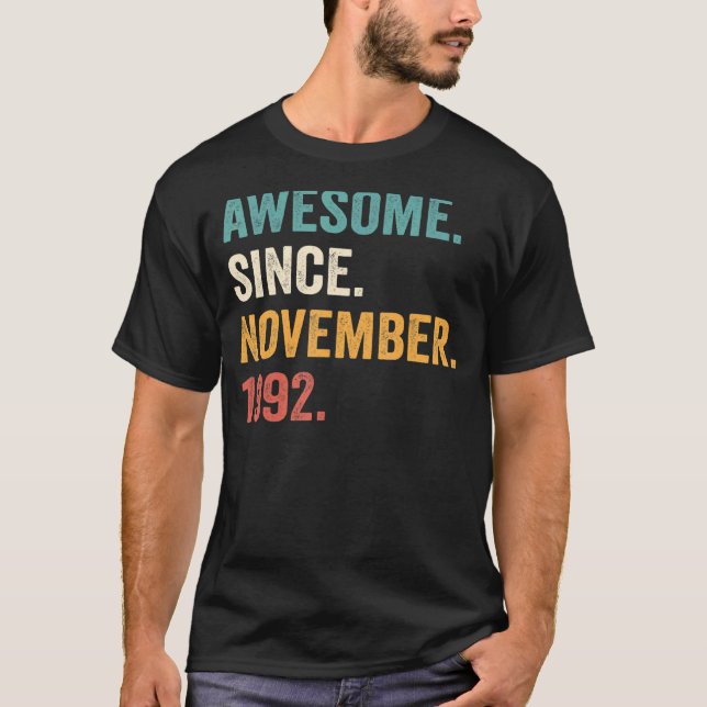 Camiseta 30 años de edad 30 hombres de cumpleaños increíble (Anverso)