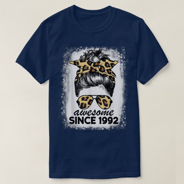 Camiseta 30 años de edad asombrosa desde 1992 (Diseño del anverso)