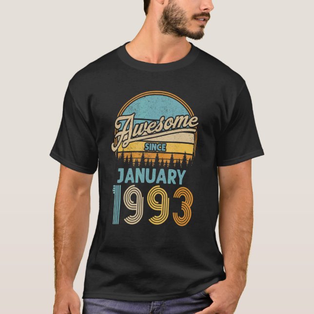 Camiseta 30 años de edad asombrosa desde enero de 1993 30º  (Anverso)