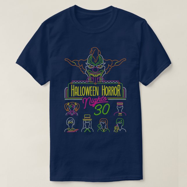 Camiseta 30 años de Noches de Horror de Halloween (Diseño del anverso)