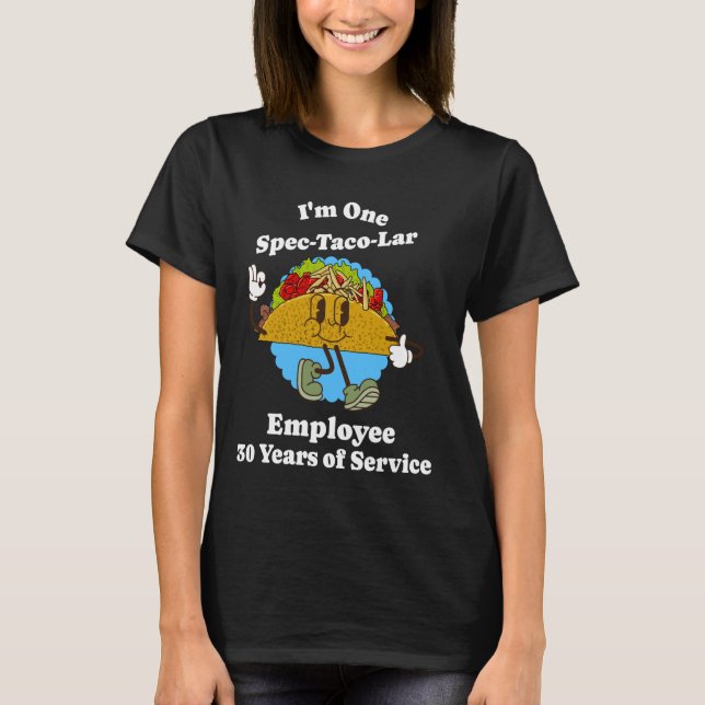 Camiseta 30 años de servicio Taco 30.ª Anígona de trabajo (Anverso)