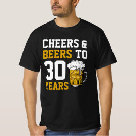 Camiseta 30 años de vigilia y cerveza a 30 años