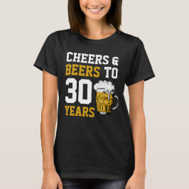 Camiseta 30 años de vigilia y cerveza a 30 años