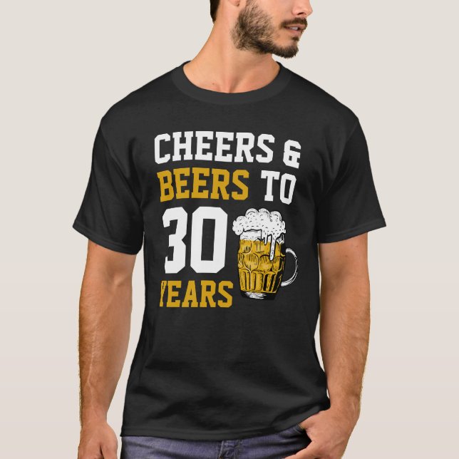 Camiseta 30 años de vigilia y cerveza a 30 años (Anverso)