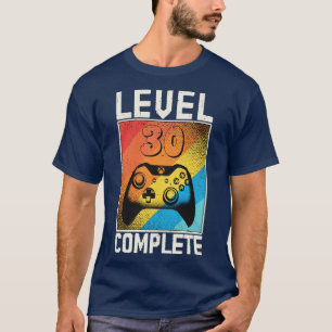Camiseta 30 años nivel 30 completado