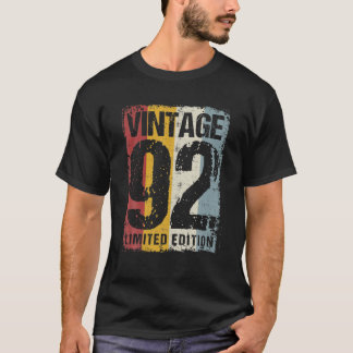 Camiseta 30 Años Vintage 1992 30ª Decoración De Cumpleaños