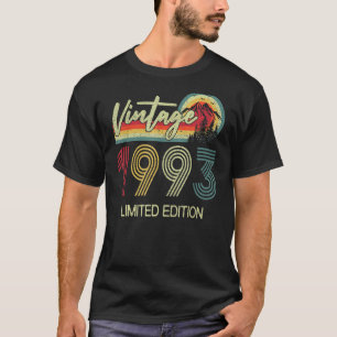 Camiseta 30 Años Vintage 1993 Hecho En 1993 30º Nacimiento