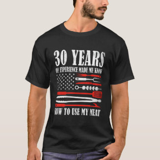 Camiseta 30 bandera de EE. UU. a la parrilla Barbecue