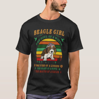 Camiseta 30 Beagle Girl - el Alma - El Fuego - El Corazón -