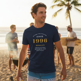 Camiseta 30 cumpleaños 1996 Nombre personalizado personaliz