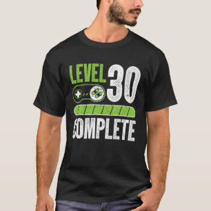 Camiseta 30 cumpleaños Gift Guay Video Gamer Retro nivel 30