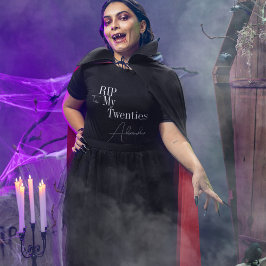 Camiseta 30 cumpleaños RIP Fiesta de coincidencias blancas 