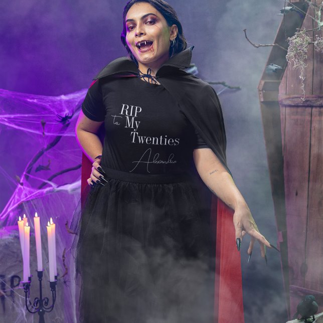 Camiseta 30 cumpleaños RIP Fiesta de coincidencias blancas  (Subido por el creador)