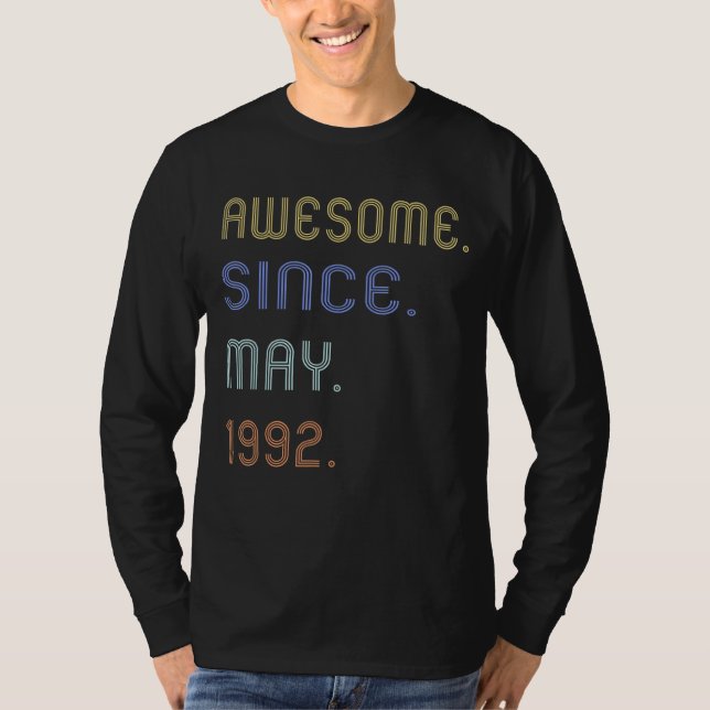 Camiseta 30 De Mayo Cumpleaños De Los Hombres Marido Papá 3 (Anverso)
