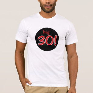 Camiseta 30 grandes